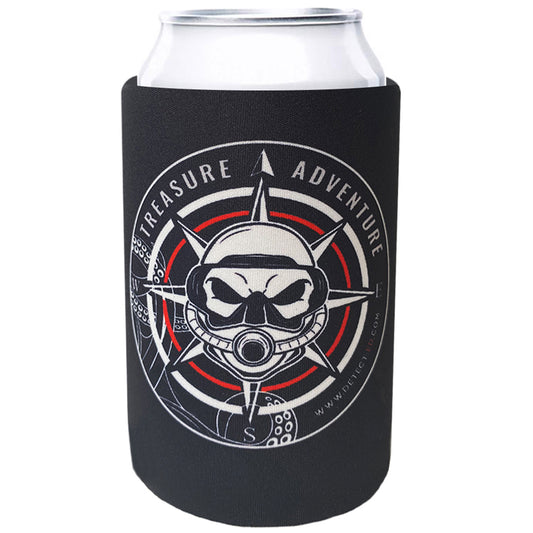 Treasure Adventure Side | Stubby, drink, holder, cooler | Metal Detecting Merch | Detect-Ed Australia