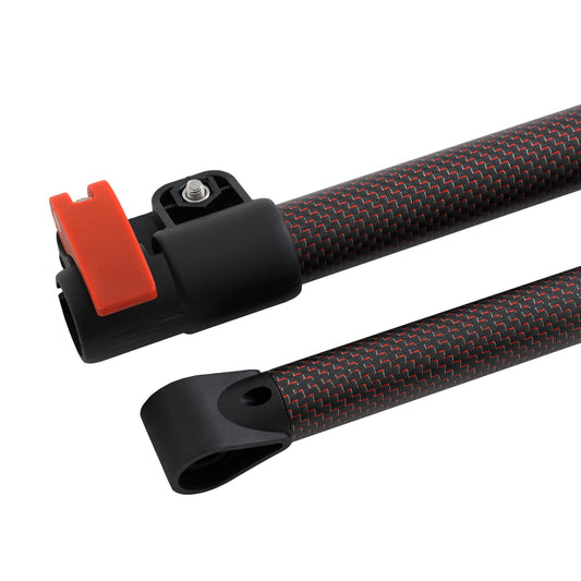 Best Telescopic Upgrade for Minelab Equinox | Detect-Ed [Red-Belly Black] Minelab Equinox Carbon Shaft | Stem Rod Cane for 600 800 | Accessories for Minelab Equinox | Land & Dive Shaft